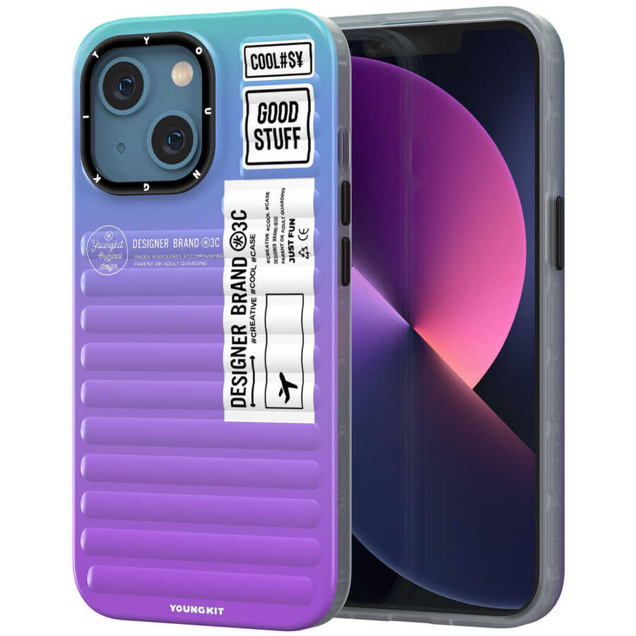 iPhone 13 Kılıf YoungKit The Secret Color Serisi Kılıf - 1