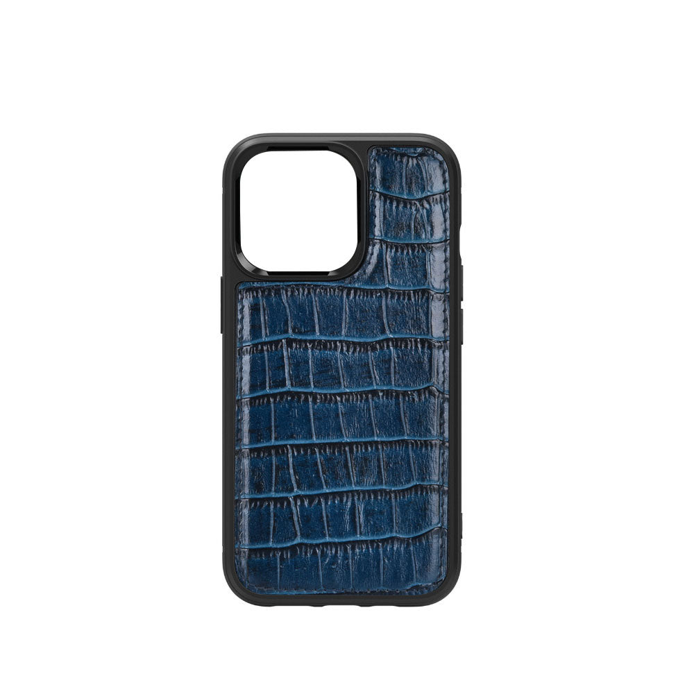 Wiwu Croco Pattern Calfskin iPhone 13 Mini Orjinal Deri Telefon Kılıfı