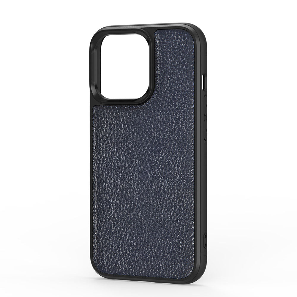 Wiwu Genuine Leather iPhone 13 Mini Plastic Calfskin Orjinal Deri Telefon Kılıfı
