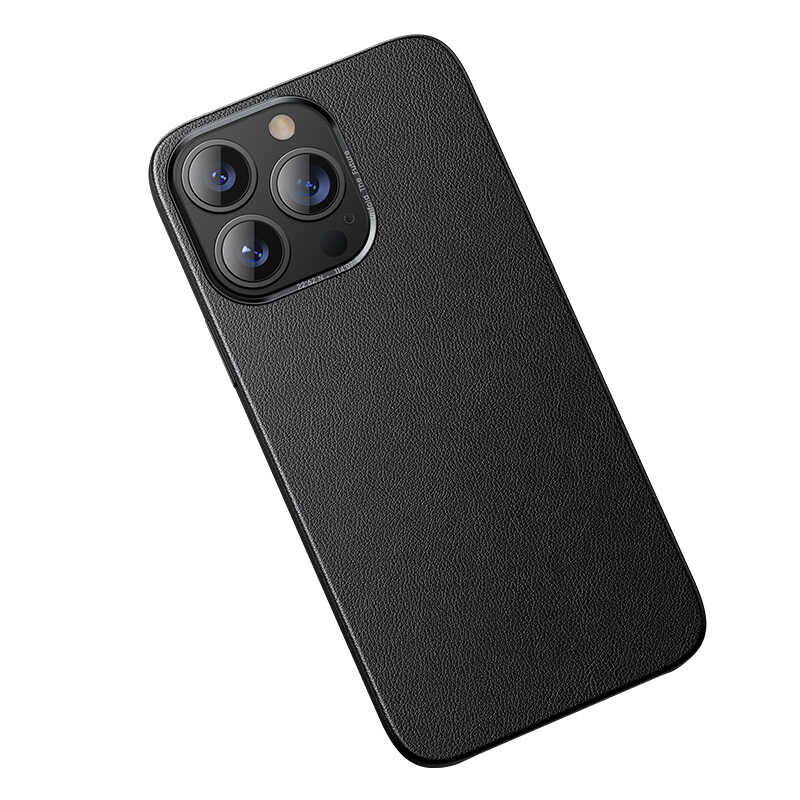 Benks iPhone 13 Pro Magnetic Hakiki Deri Telefon Kılıfı - 1