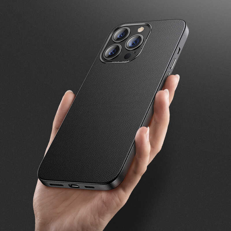 Benks iPhone 13 Pro Magnetic Hakiki Deri Telefon Kılıfı - 4