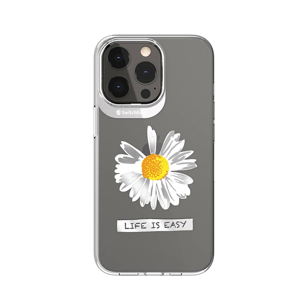 Switcheasy Artist Daisy iPhone 13 Pro Çift IMD Baskılı Lisanslı Kılıf
