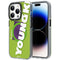 Youngkit Binfen Serisi iPhone 13 Pro Kılıf M-safe Şarj Özellikli Yazı Temalı Kılıf
