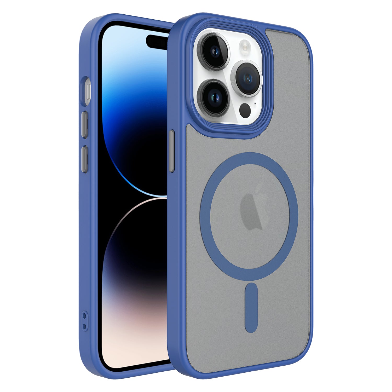 Cepax Matte Magsafe iPhone 13 Pro Max Mat Arka Yüzey Kablosuz Şarj Özellikli Telefon Kılıfı