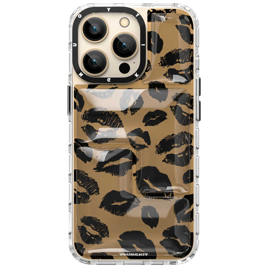iPhone 13 Pro Kılıf YoungKit Leopard Article Serisi Kılıf - 2
