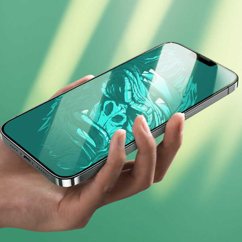 iPhone 13 Pro Max Benks Little KingKong Anti-Blue Light Cam Ekran Koruyucu - 3
