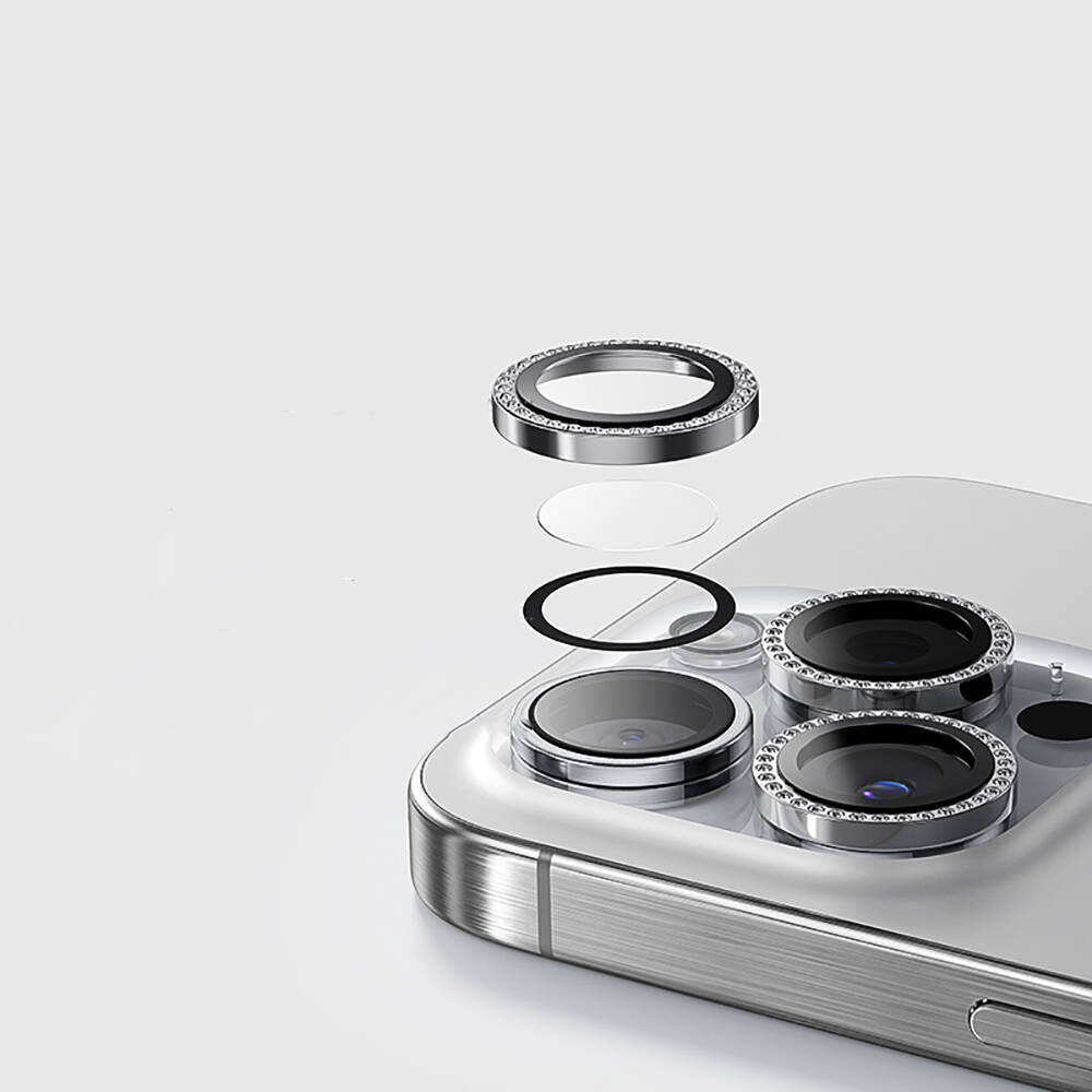 Casebang Gem iPhone 13 Pro Max Kamera Lens Koruyucu