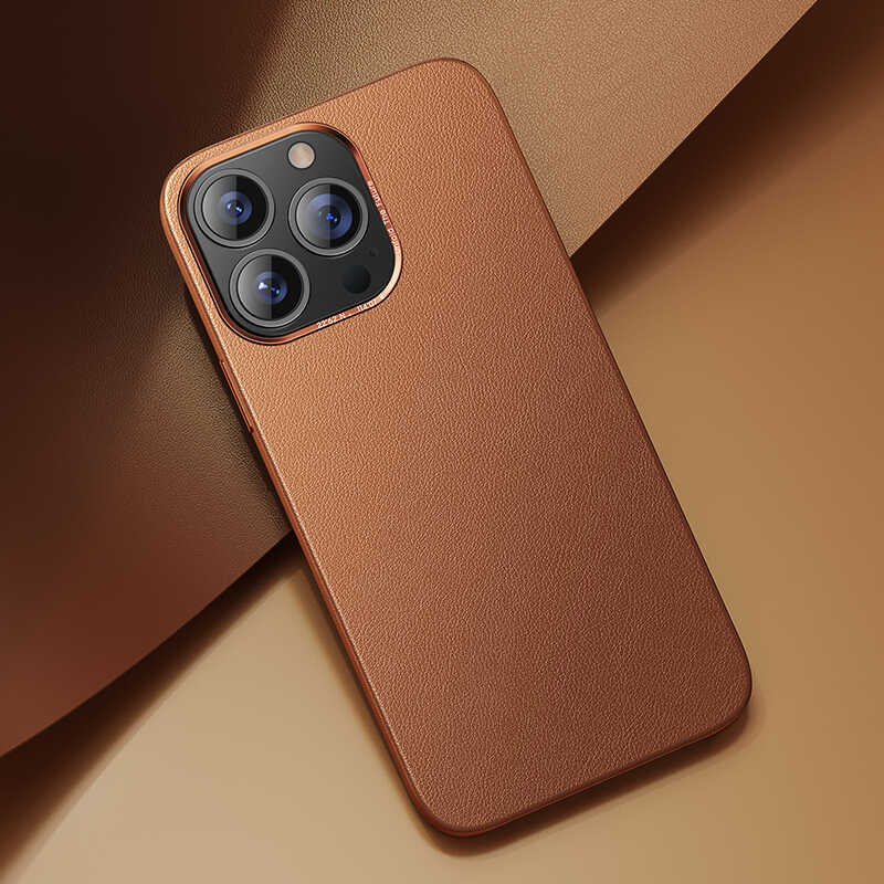Benks iPhone 13 Pro Max Magnetic Hakiki Deri Telefon Kılıfı - 2