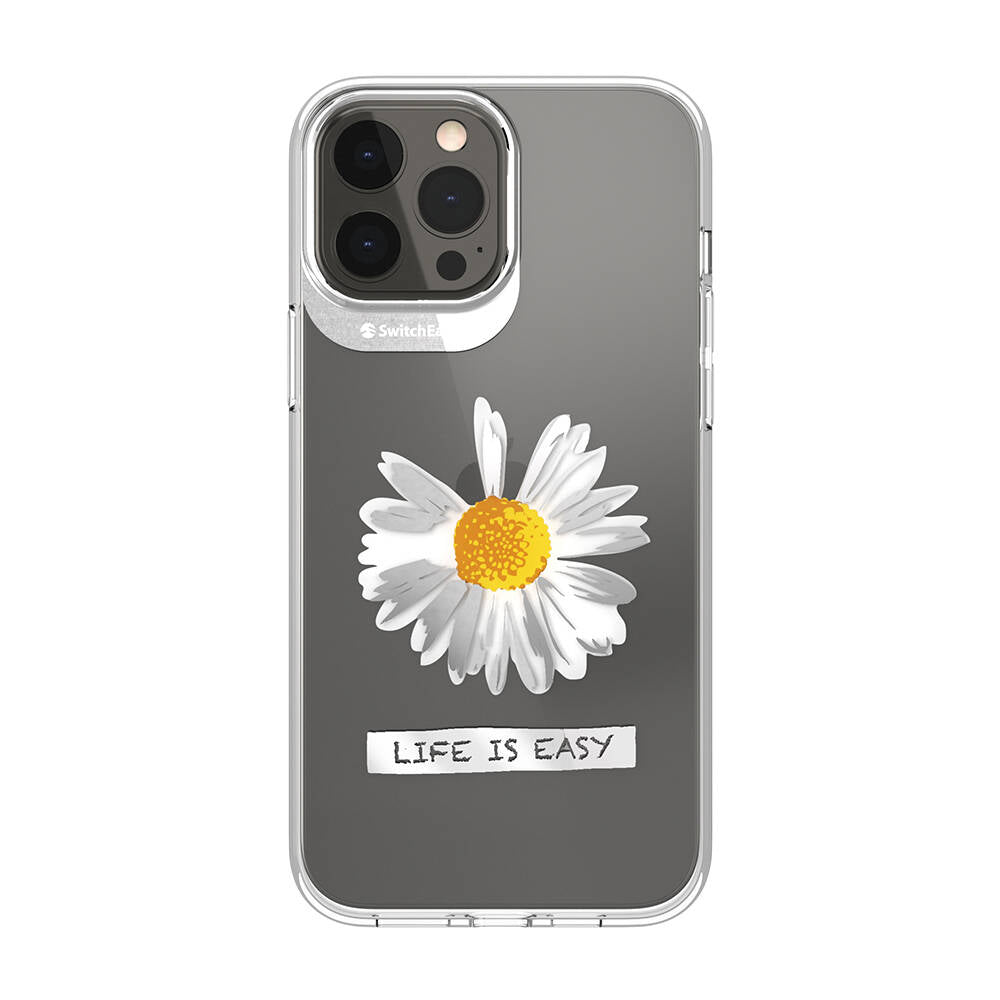 Switcheasy Artist Daisy iPhone 13 Pro Max Çift IMD Baskılı Lisanslı Kılıf