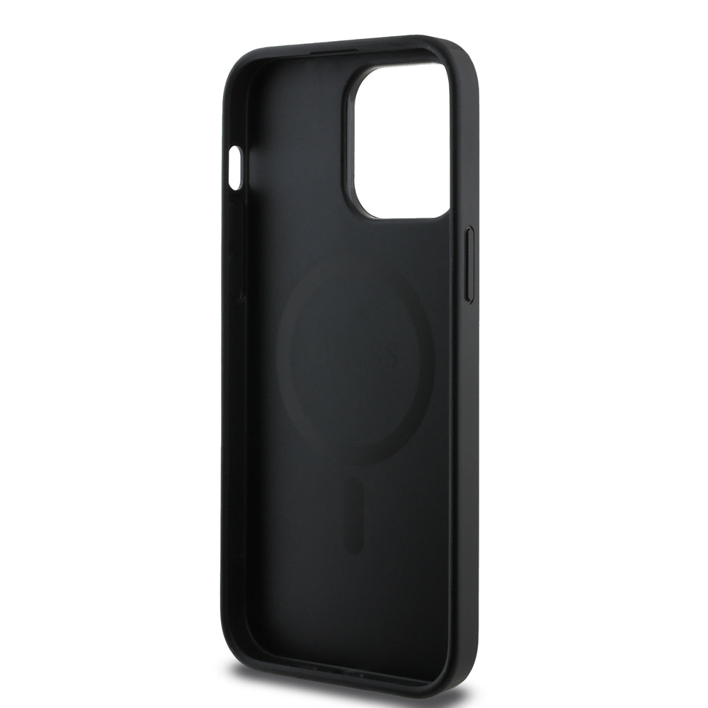 Guess iPhone 13 Pro Max Orjinal Lisanslı M-safe Şarj Özellikli Small 4G Classic Kılıf