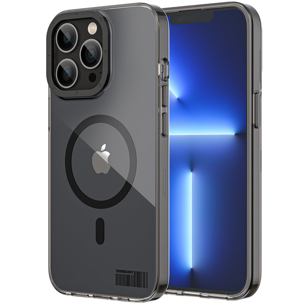 Youngkit Coloured Glaze Serisi iPhone 13 Pro Max Magsafe Şarj Özellikli Telefon Kılıfı - 1