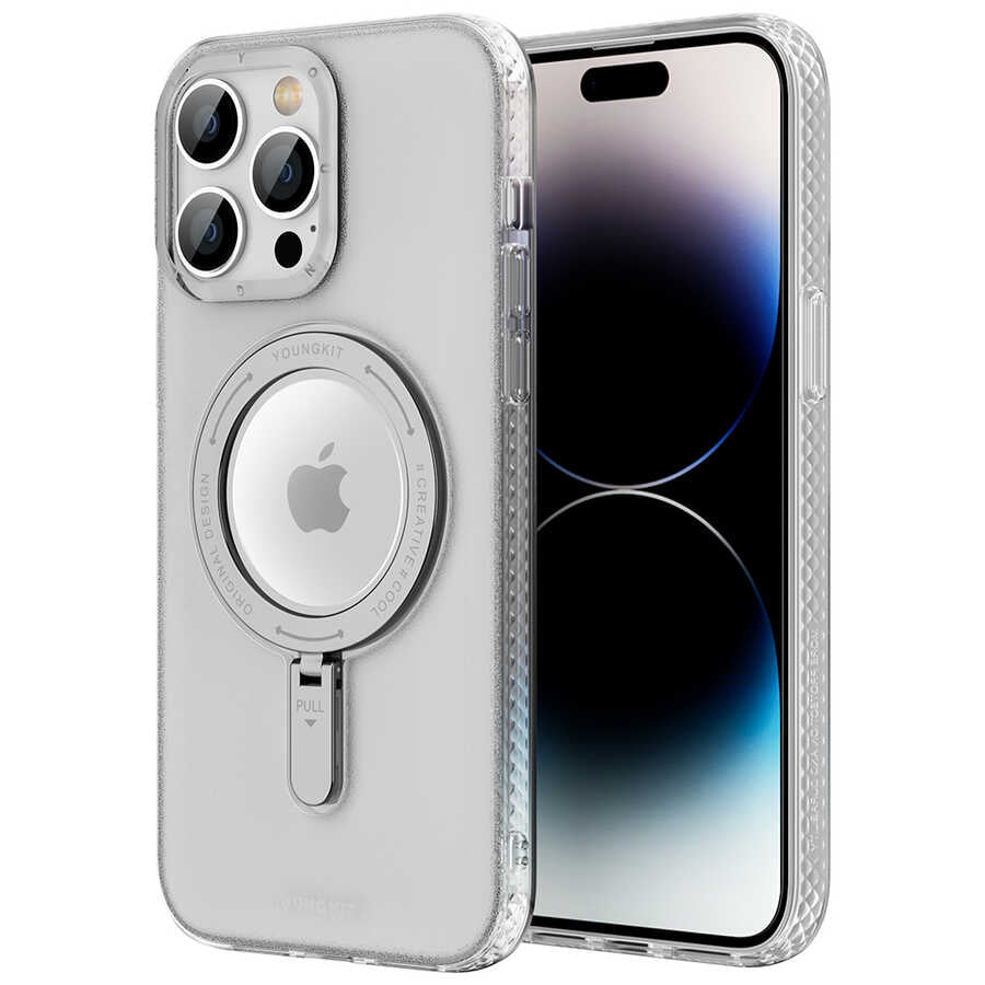 Youngkit Rock Serisi iPhone 13 Pro Max Magsafe Şarj Özellikli Telefon Kılıfı - 1