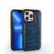 Wiwu iPhone 13 Pro Max Croco Pattern Calfskin Orjinal Deri Telefon Kılıfı
