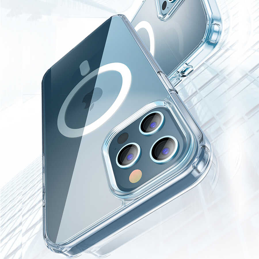iPhone 13 Pro Max Kılıf Wiwu Magnetic Crystal Kılıf - 7