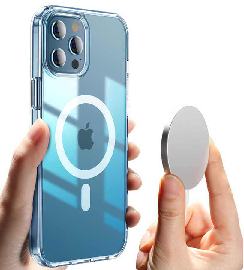 iPhone 13 Pro Max Kılıf Wiwu Magnetic Crystal Kılıf - 9