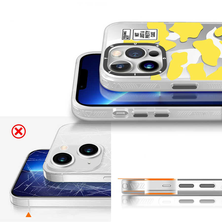 YoungKit Kamuflaj Serisi iPhone 13 Pro Max Telefon Kılıfı - 8