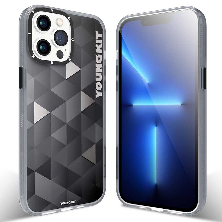 YoungKit Klasik Serisi iPhone 13 Pro Max Telefon Kılıfı - 1