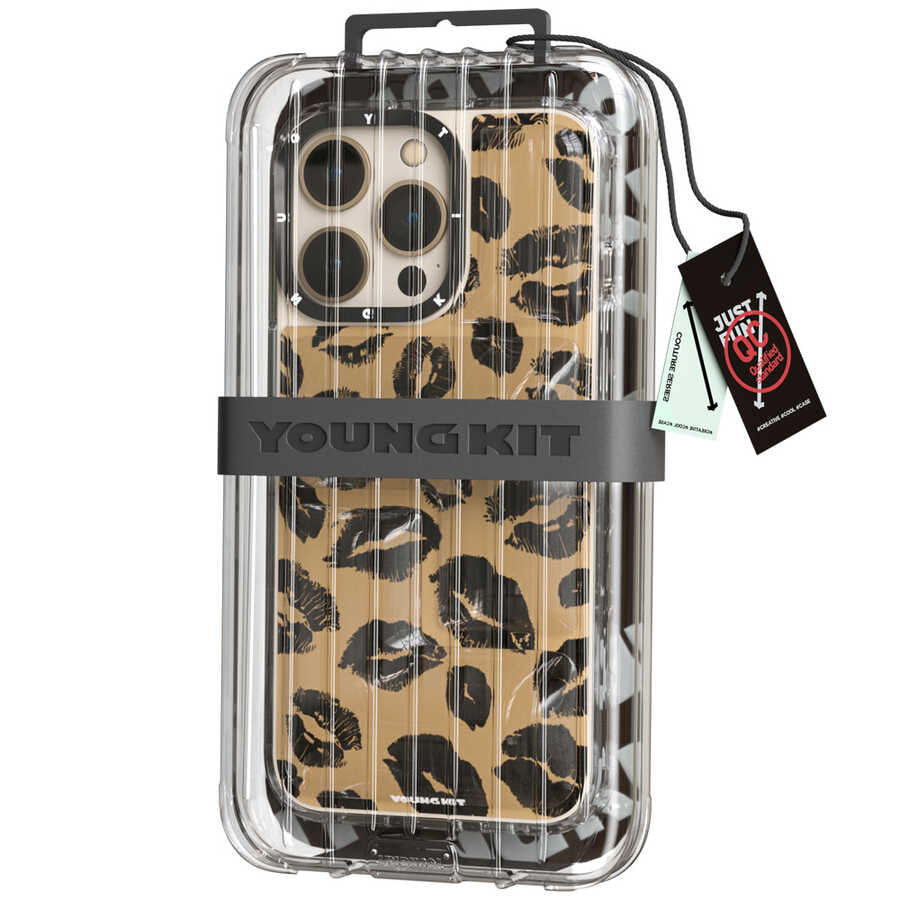 iPhone 13 Pro Max Kılıf YoungKit Leopard Article Serisi Kılıf - 11