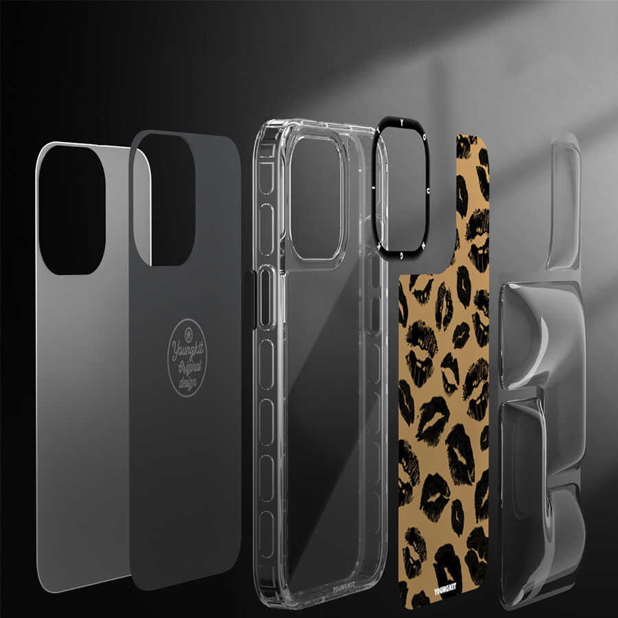 iPhone 13 Pro Max Kılıf YoungKit Leopard Article Serisi Kılıf - 14