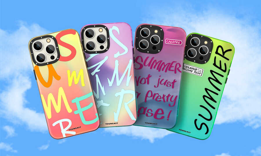 iPhone 13 Pro Max Kılıf YoungKit Summer Serisi Kılıf - 6