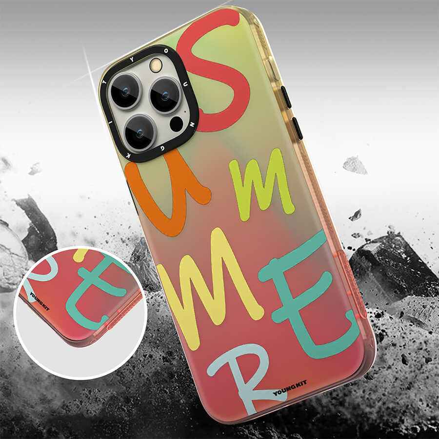 iPhone 13 Pro Max Kılıf YoungKit Summer Serisi Kılıf - 10
