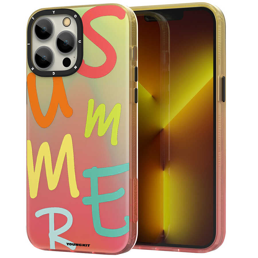 iPhone 13 Pro Max Kılıf YoungKit Summer Serisi Kılıf - 16