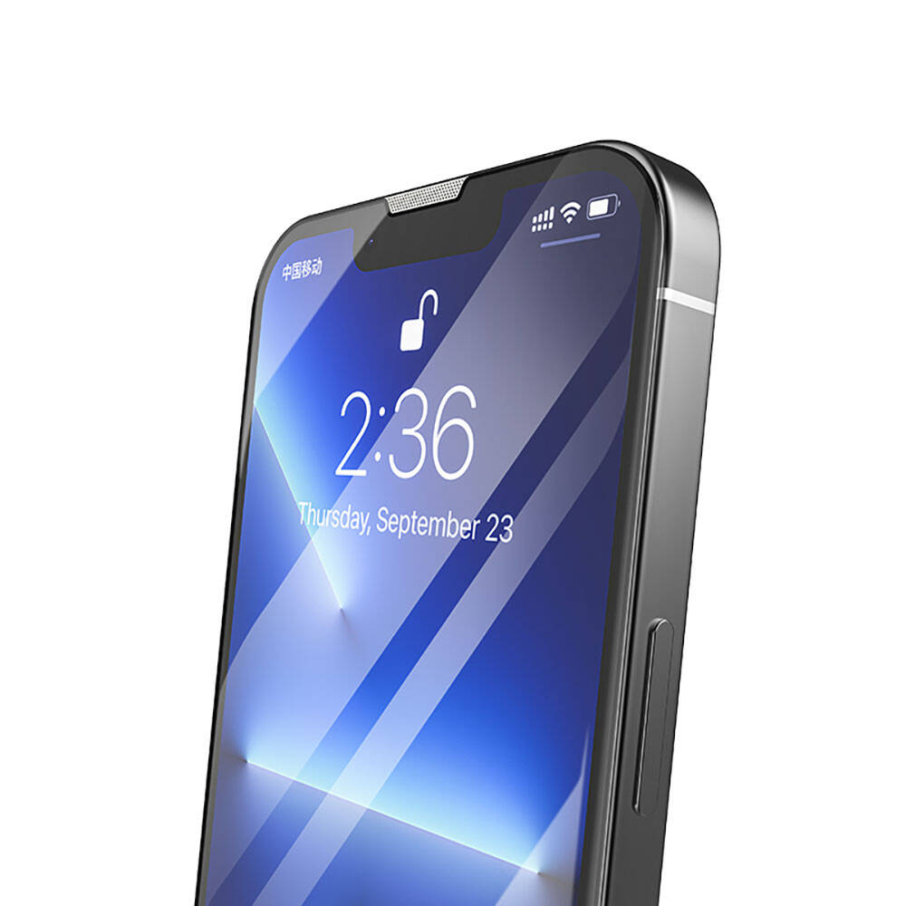 Recci RSP-A11 HD iPhone 13 Pro Max Temperli Cam Ekran Koruyucu + Kolay Uygulama Aparatlı