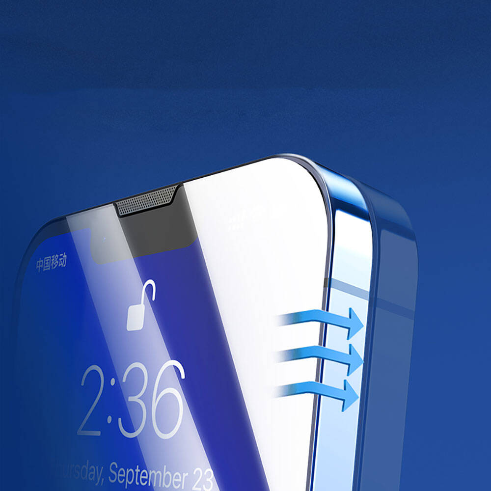 Recci RSP-A11 HD iPhone 13 Pro Max Temperli Cam Ekran Koruyucu + Kolay Uygulama Aparatlı