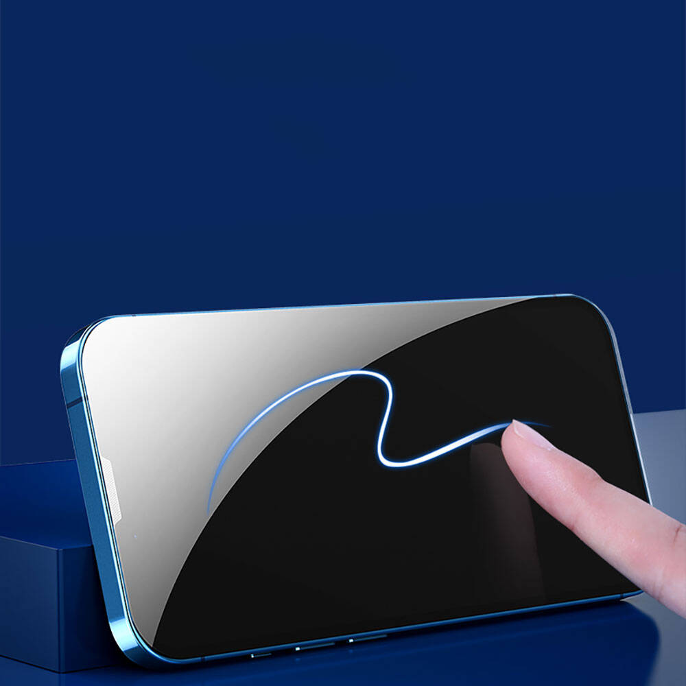 Recci RSP-A11 HD iPhone 13 Pro Max Temperli Cam Ekran Koruyucu + Kolay Uygulama Aparatlı