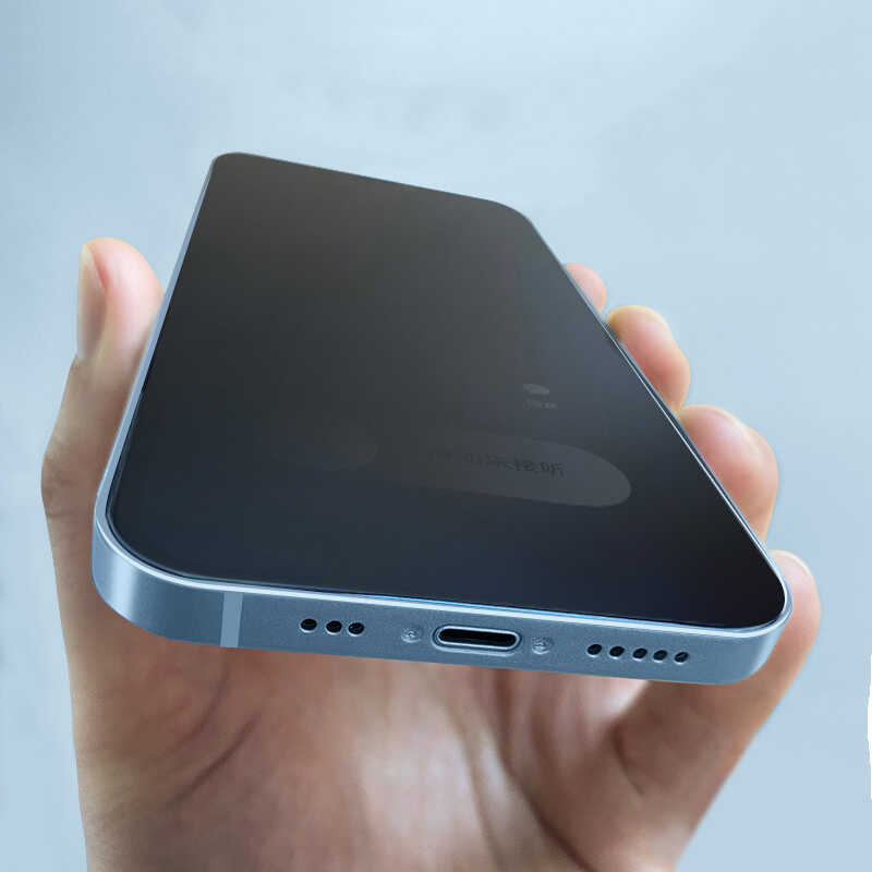 Wiwu Easy İnstall iPhone 13 iPrivacy Temperli Ekran Koruyucu - 2