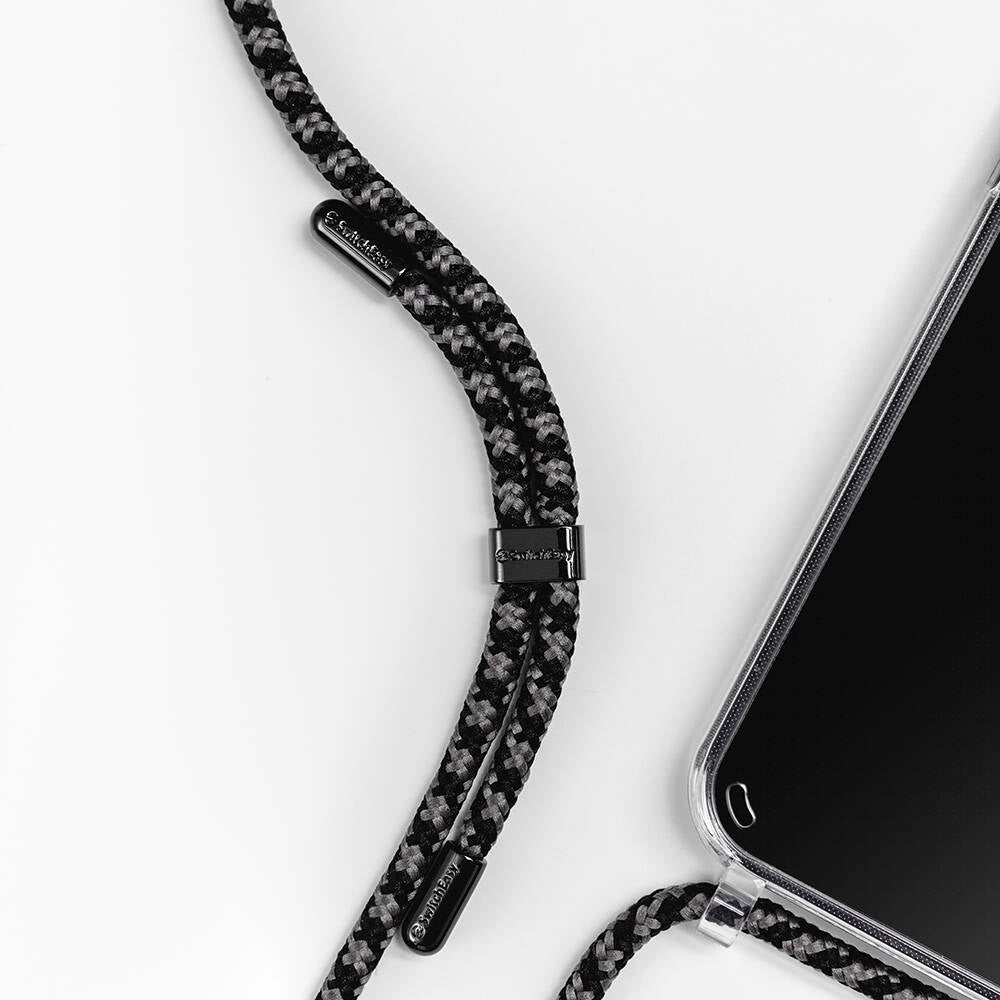 Switcheasy Play iPhone 14 Boyun Askılı Şok Önleyicili Şeffaf Lisanslı Kılıf