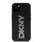 DKNY iPhone 14 Orjinal Lisanslı Taşlı DKNY Yazılı Metalik Rhinestones PU Deri Kılıf