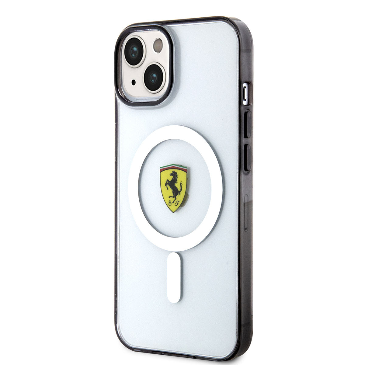 Ferrari iPhone 14 M-safe Şarj Özellikli Transparan Dizayn Kılıf