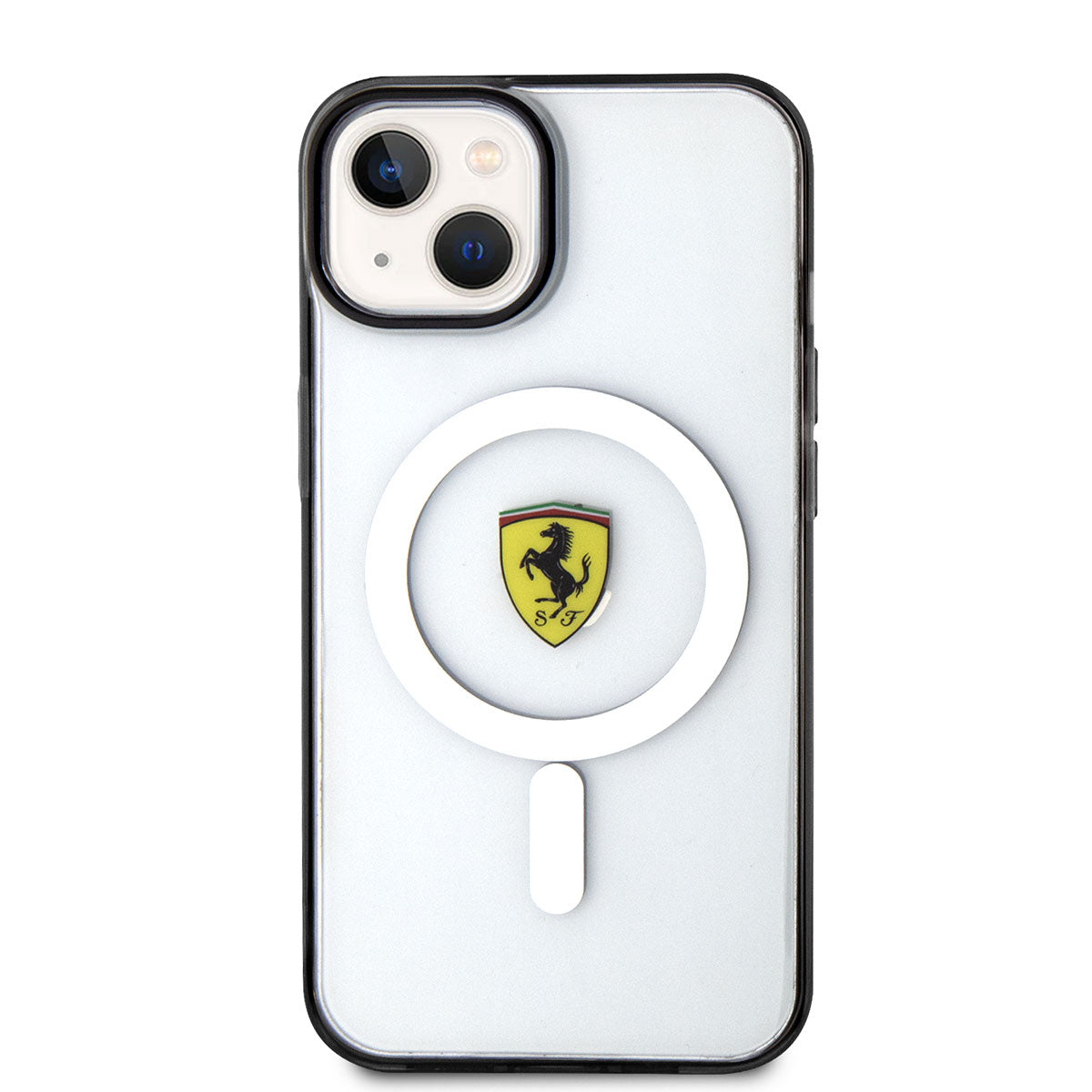 Ferrari iPhone 14 M-safe Şarj Özellikli Transparan Dizayn Kılıf