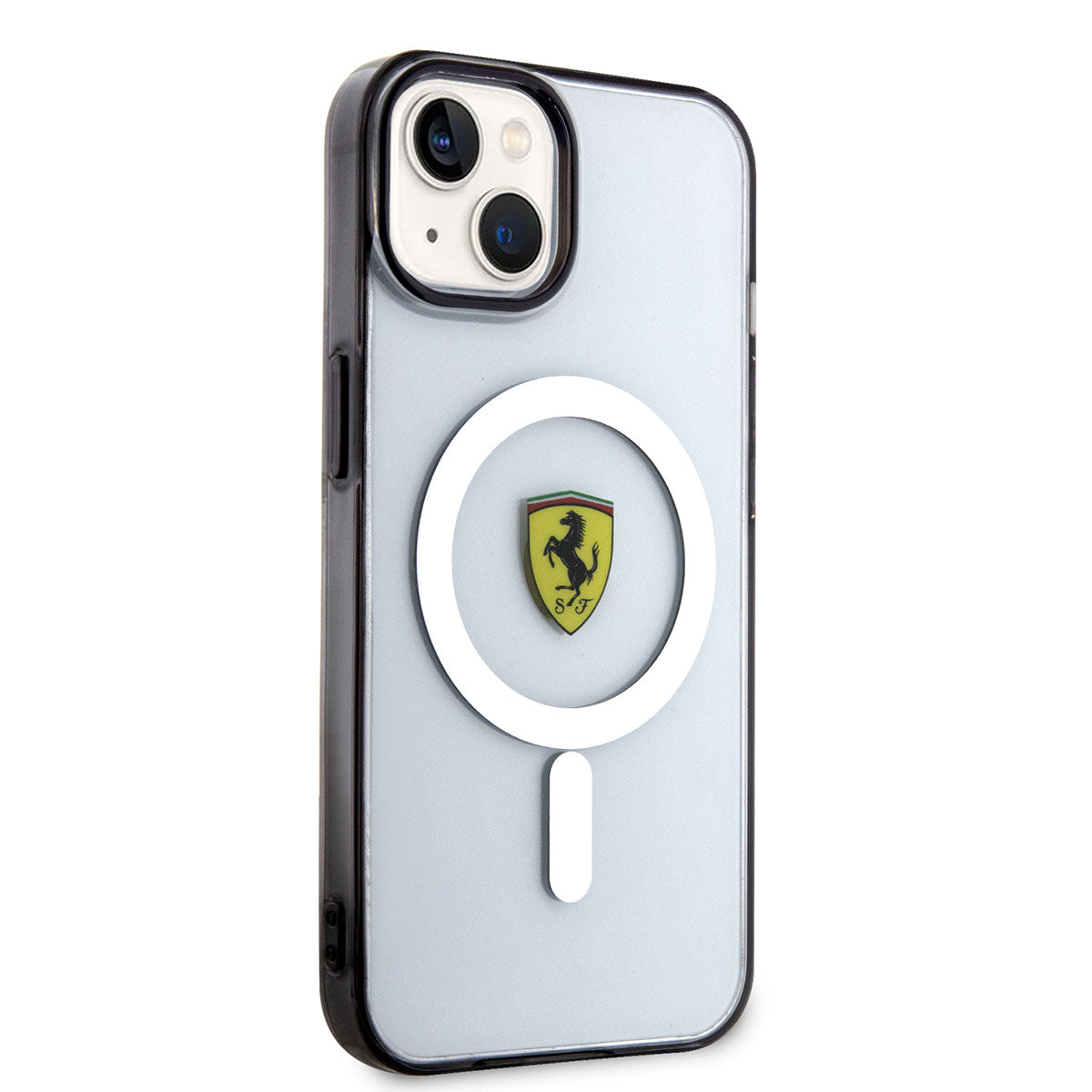 Ferrari iPhone 14 M-safe Şarj Özellikli Transparan Dizayn Kılıf