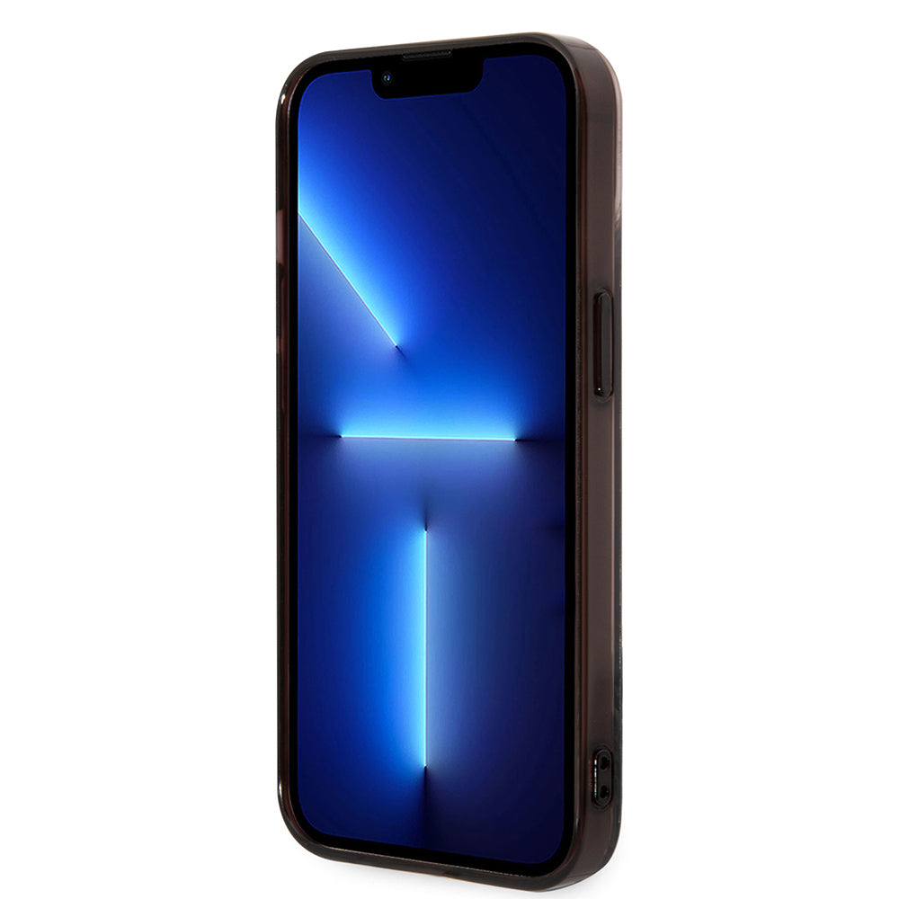 Ferrari iPhone 14 Orjinal Lisanlı Transparan Alt Kısım Baskılı Dizayn Kılıf