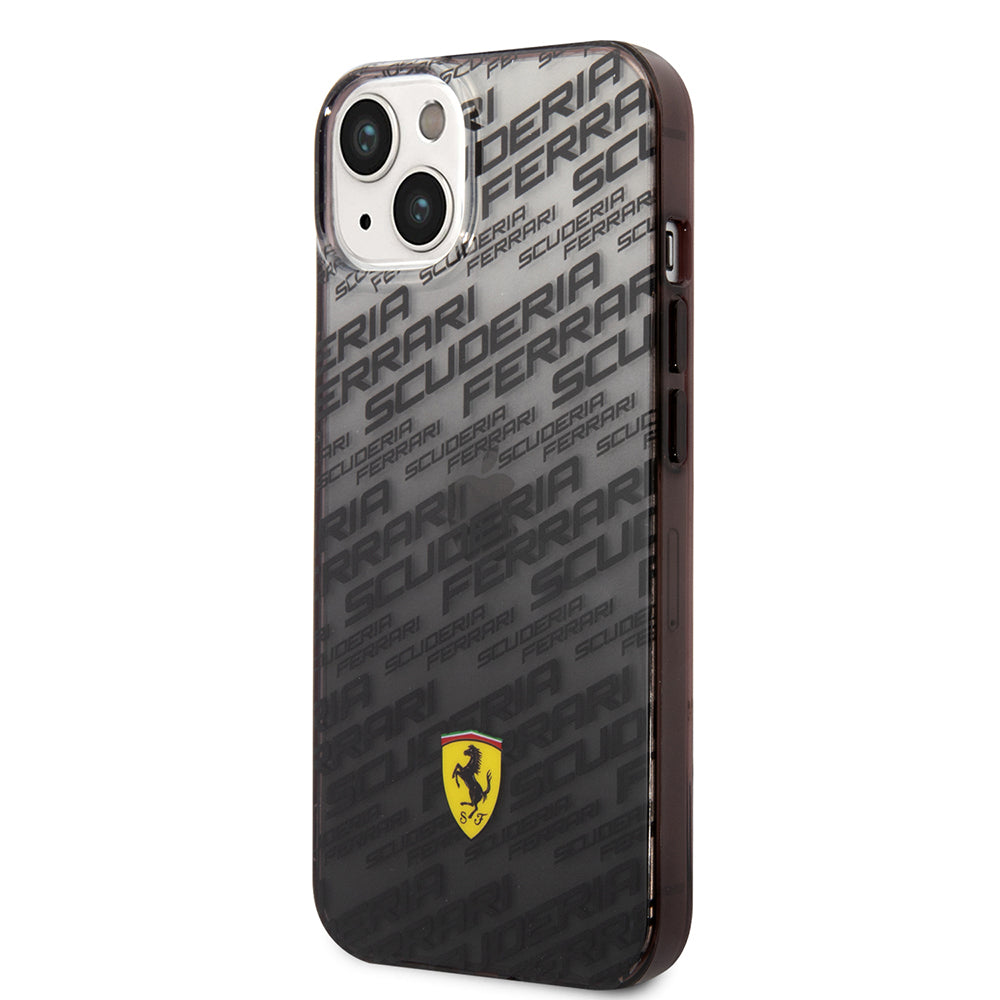 Ferrari iPhone 14 Orjinal Lisanlı Transparan SF Baskılı Dizayn Telefon Kılıfı