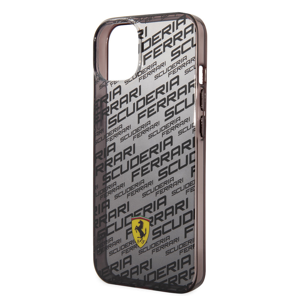 Ferrari iPhone 14 Orjinal Lisanlı Transparan SF Baskılı Dizayn Telefon Kılıfı
