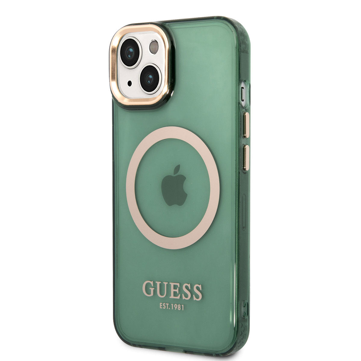 Guess iPhone 14 Magsafe Şarj Özellikli Airbagli Dizayn Telefon Kılıfı