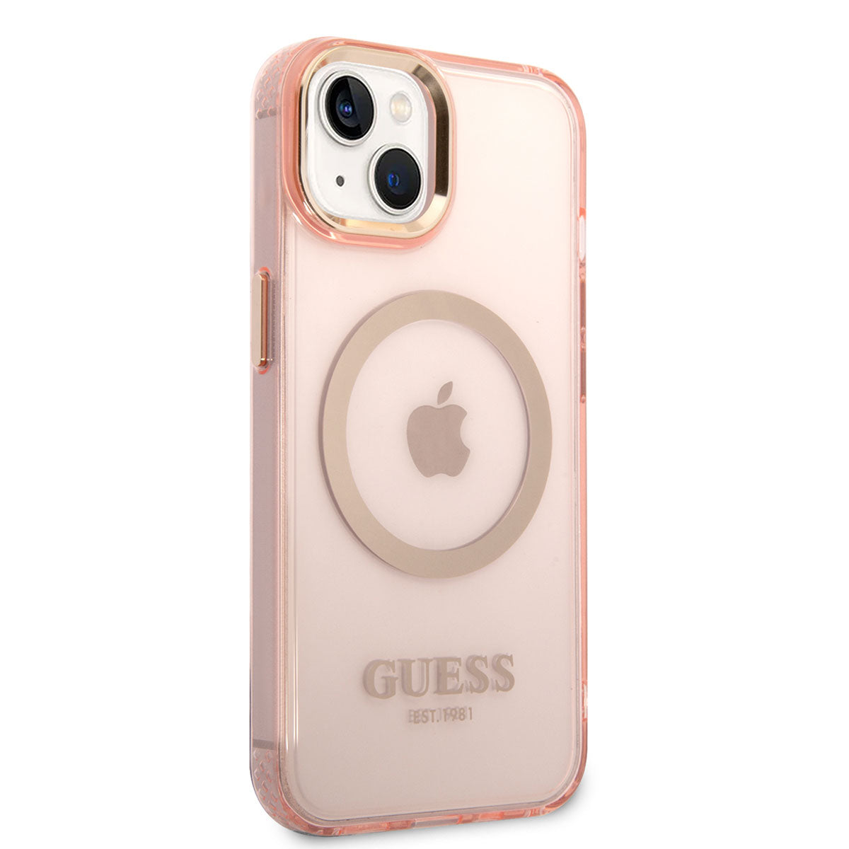 Guess iPhone 14 Magsafe Şarj Özellikli Airbagli Dizayn Telefon Kılıfı