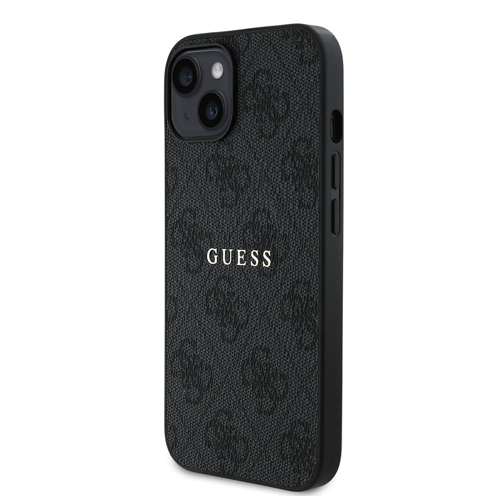 Guess iPhone 14 Orjinal Lisanslı M-safe Şarj Özellikli 4G Desen Yazı Logolu Kılıf