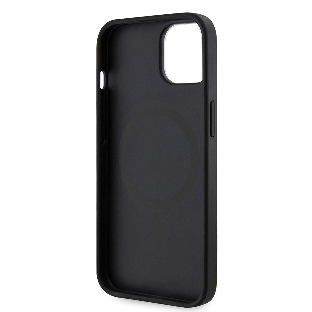 Guess iPhone 14 Orjinal Lisanslı M-safe Şarj Özellikli 4G Şerit Tasarımlı Printed Kılıf