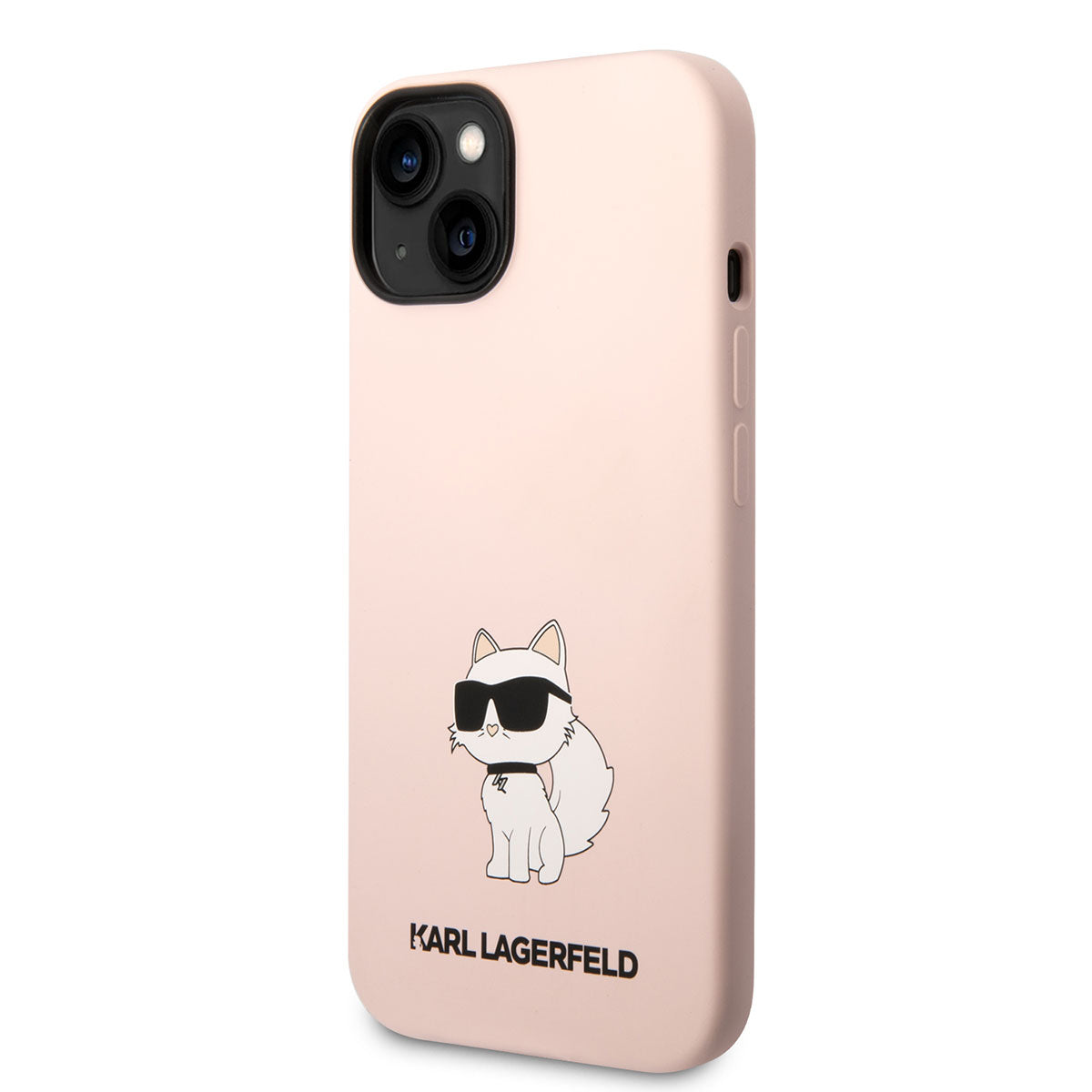 Karl Lagerfeld iPhone 14 Silikon Choupette Dizayn Telefon Kılıfı