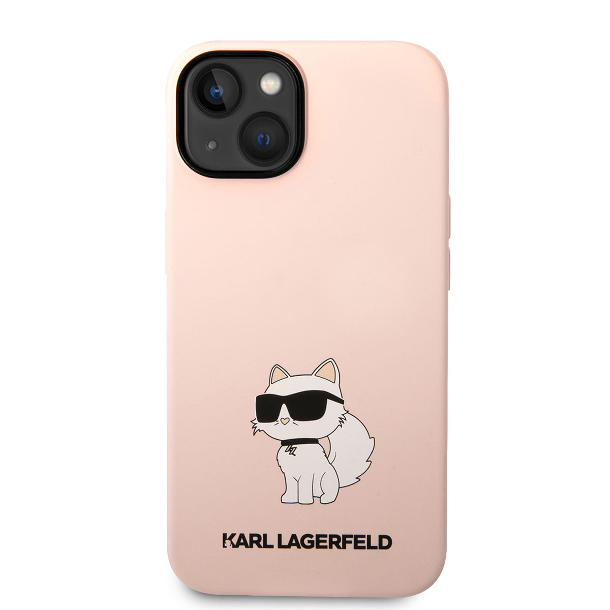 Karl Lagerfeld iPhone 14 Silikon Choupette Dizayn Telefon Kılıfı