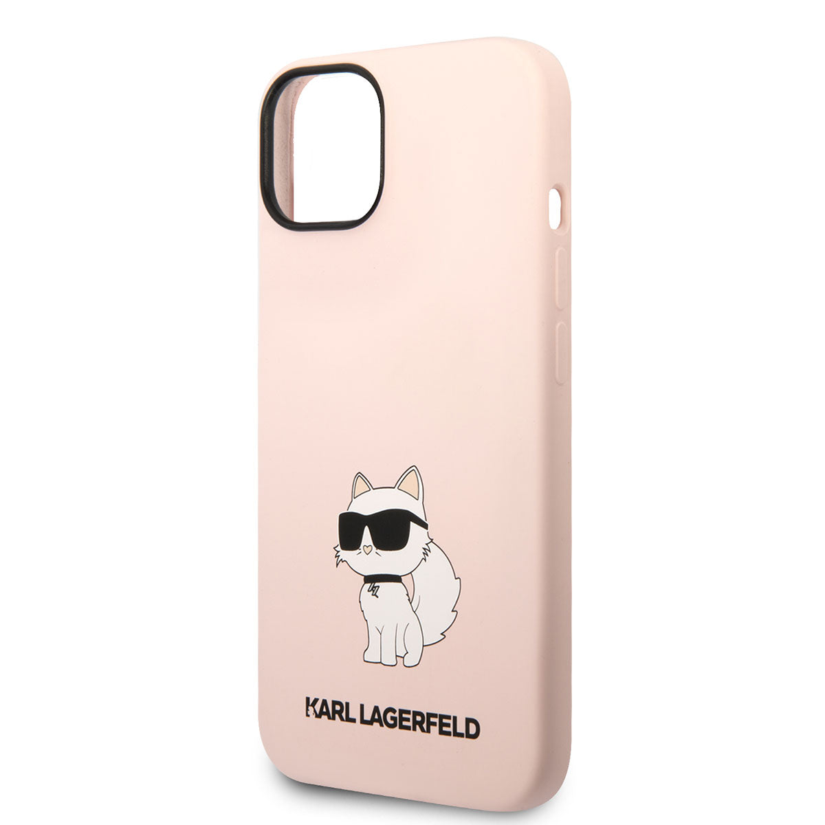 Karl Lagerfeld iPhone 14 Silikon Choupette Dizayn Telefon Kılıfı