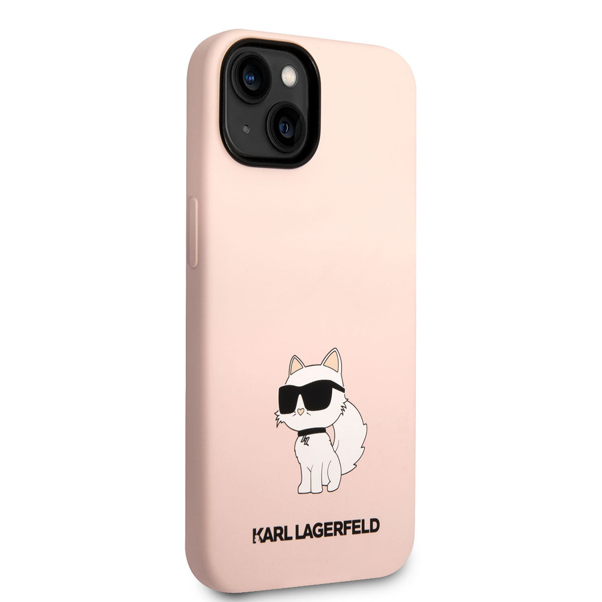 Karl Lagerfeld iPhone 14 Silikon Choupette Dizayn Telefon Kılıfı