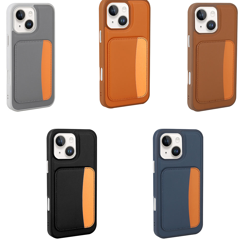 Cepax iPhone 14 Cepax X-Kart Kartlıklı Silikon Telefon Kılıfı