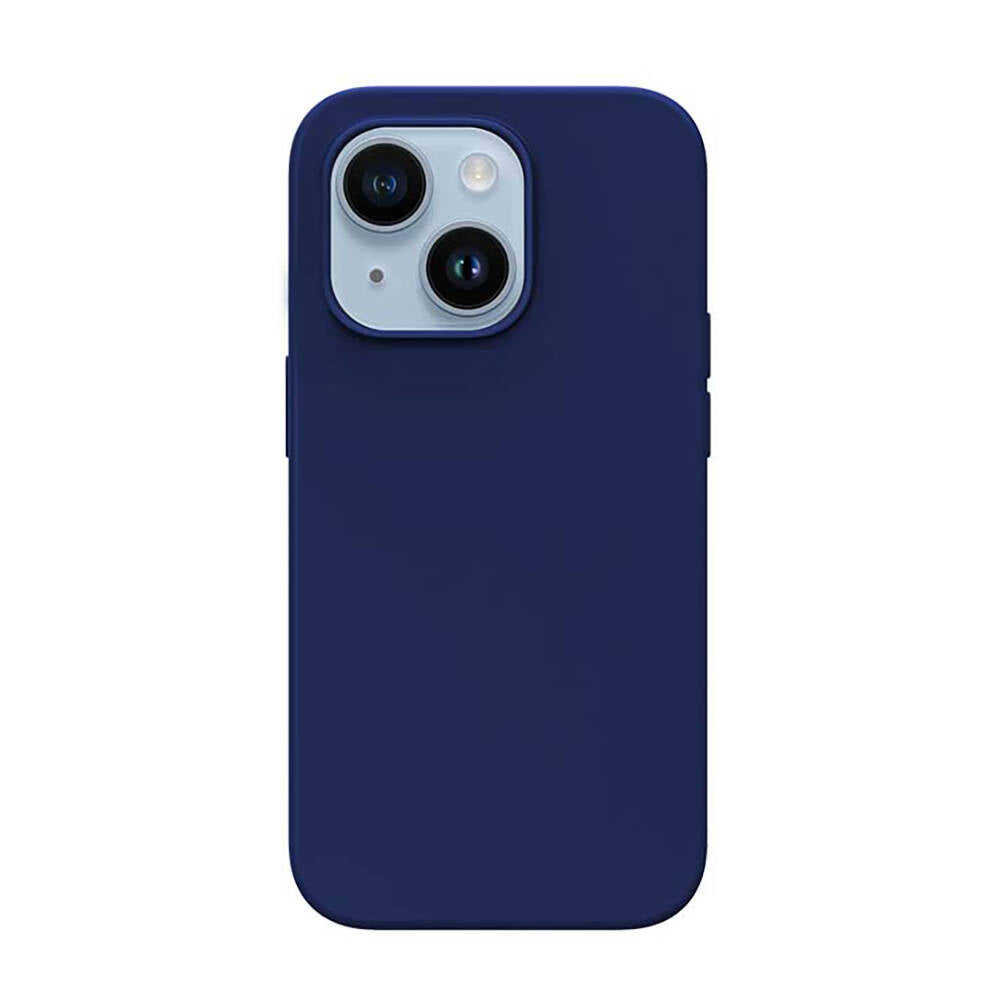 Recci Mousse Serisi iPhone 14 M-safe Şarj Özellikli Liquid Silikon Kılıf