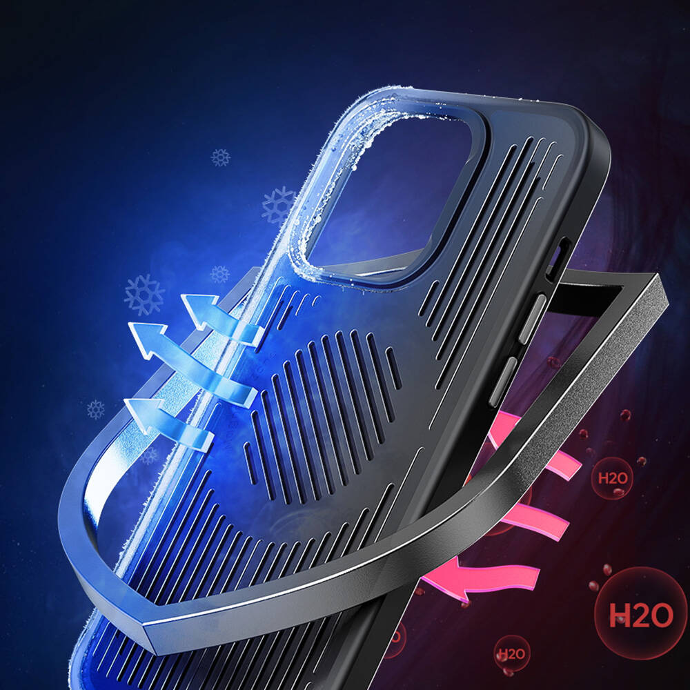 Benks Biliz iPhone 14 M-safe Şarj Özellikli Soğutucu Telefon Kılıfı