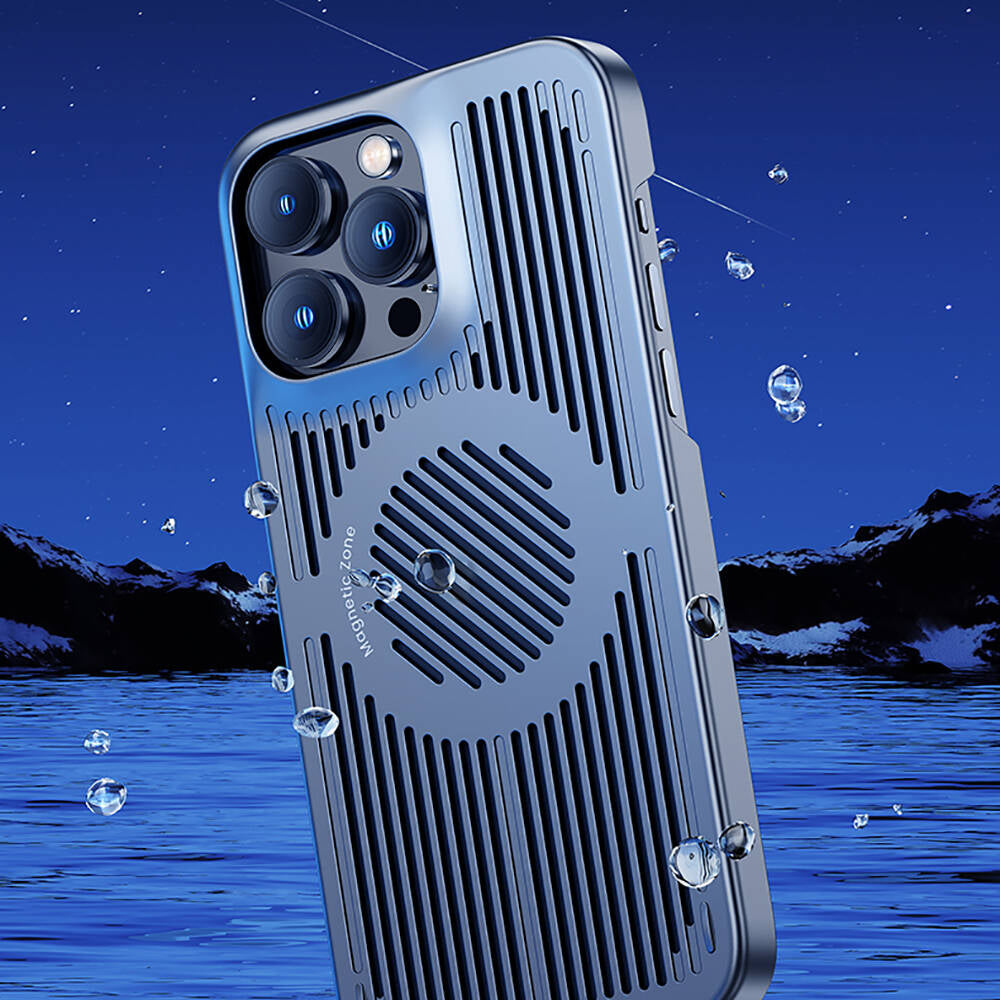 Benks Biliz iPhone 14 M-safe Şarj Özellikli Soğutucu Telefon Kılıfı